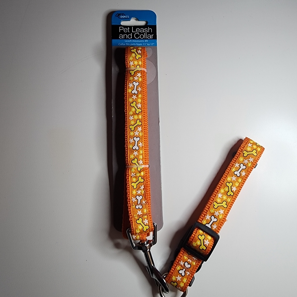 NEW Dog Pet Leash and Collar Set